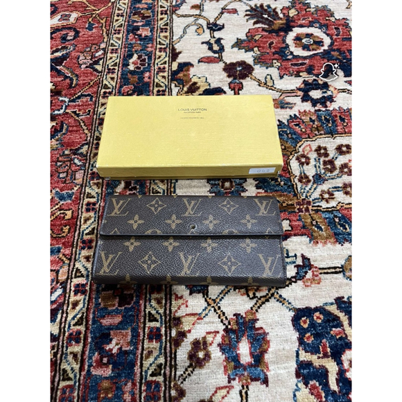 Louis Vuitton Monogram Long Wallet Brown – Missing Snap Closure As-Is - Picture 1 of 14